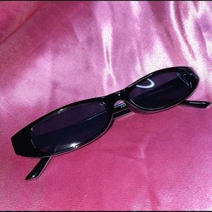 Y2K Rectangle Slim Sunglasses